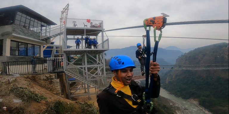 कुश्मामा विश्वकै दोस्रो लामो सुपरम्यान शैलिको जिपलाईन संचालनमा !