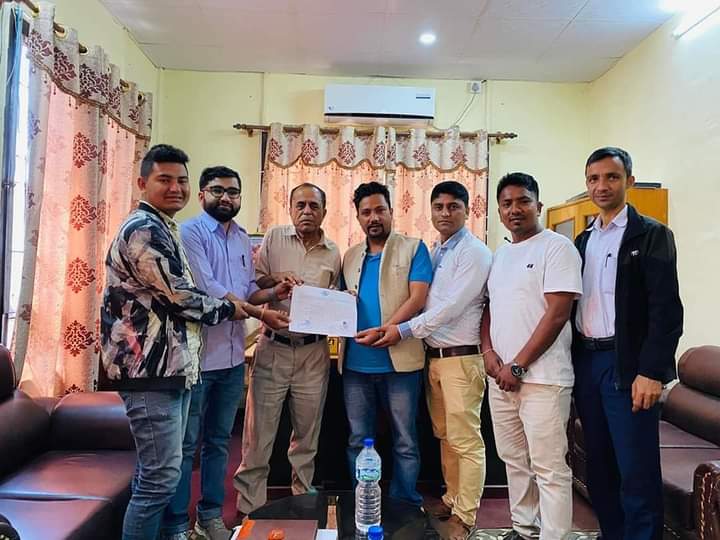 पर्वत अस्पतालको निर्माणाधीन नयाँ भवन अस्पताललाई हस्तान्तरण