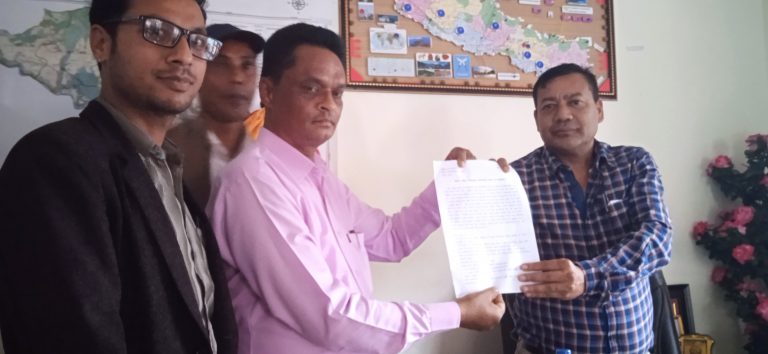 दलित समुदायको उत्थान र सशक्तीकरणको माग गर्दै कुश्मा नगरलाई मागपत्र बुझाइयो !