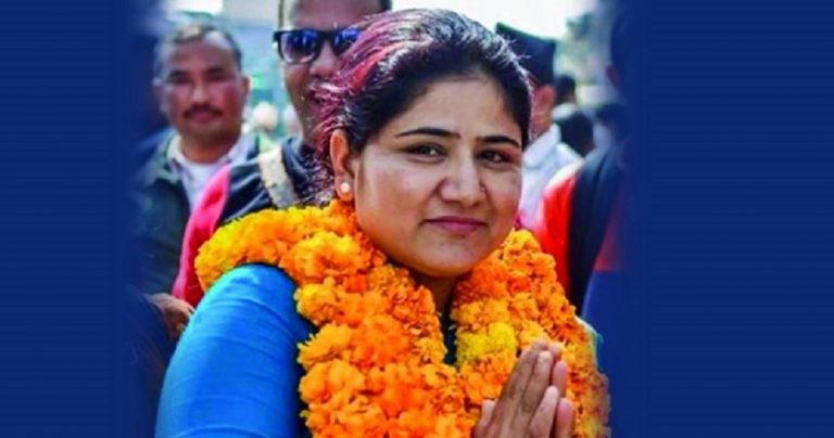 लुम्बिनी प्रदेशकी स्वास्थ्य राज्यमन्त्री बिमलाकुमारी वली प्रहरी नियन्त्रणमा