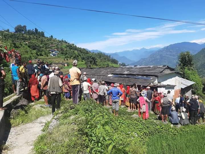 पर्वतको जलजलामा करेन्ट लागेर १ को मृत्यु,४ जना घाइते, २ सय घरमा क्षति!