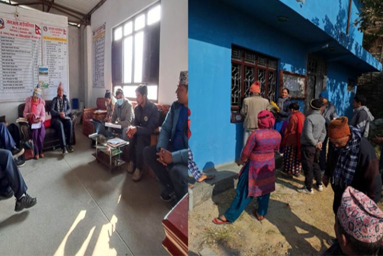 जलजला गाउँपालिकाले सेवालाई सहज बनाउन वडा–वडामा पुगेर घुम्ती शिविर सञ्चालन