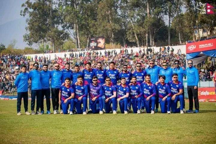 युएईलाई हराउँदै नेपाल विश्वकप क्रीकेटको क्वालिफायरमा