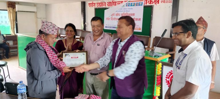 कुश्मा नगरपालिका पुर्ण खोप सुनिश्चितता तथा दिगोपना घोषणा