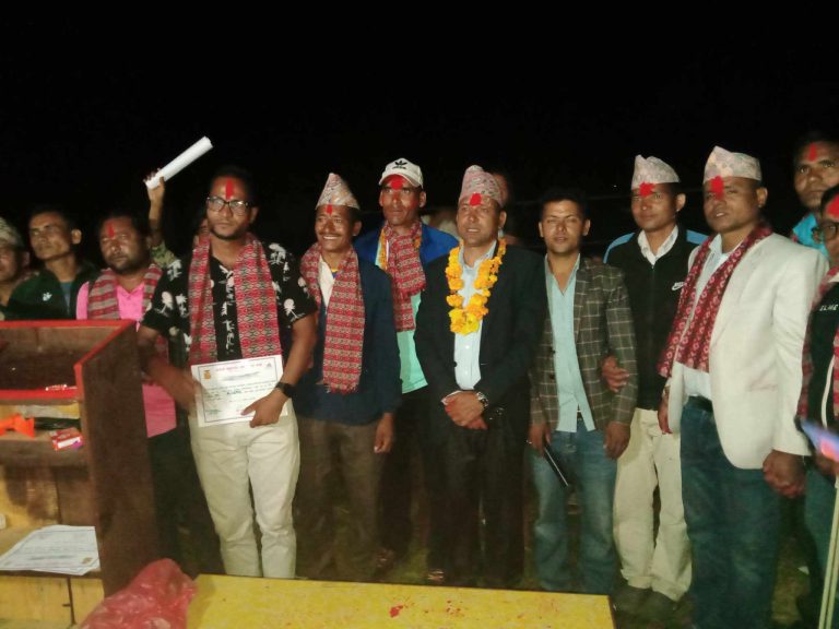 पैठे जात्रा तथा वडा स्तरीय पुरुष भलिबल प्रतियोगिता सम्पन्न