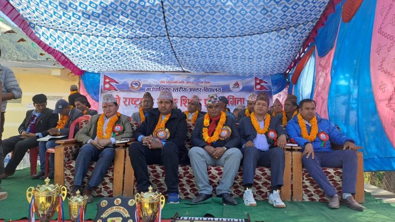 पर्वतको जलजलामा दोस्रो राष्ट्रपति रनिङ शिल्ड प्रतियोगिता शुरु