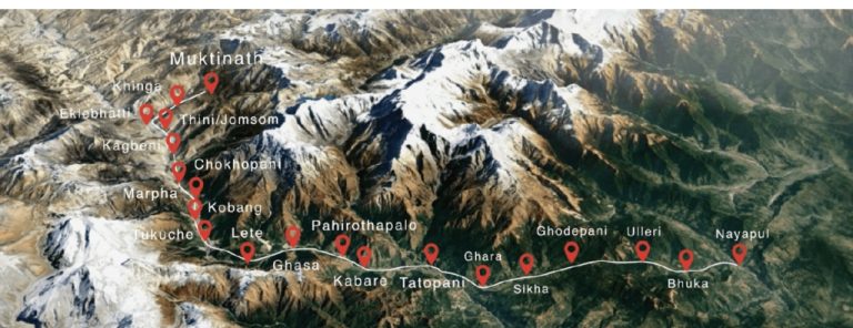 बिरेठाँटी-मुक्तिनाथ केलबकार ८१ किमि लामो हुने