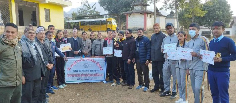 भवानी विद्यापिठ माबिमा हाजिरीजवाफ प्रतियोगिता सम्पन्न, नमुना आवासीय माबि प्रथम