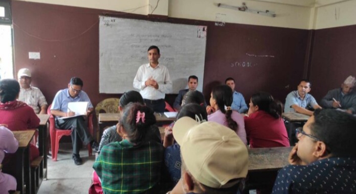 नारायण माबिमा विद्यार्थीको शैक्षिक स्तर सुधार गर्न अभिभावक भेला सम्पन्न