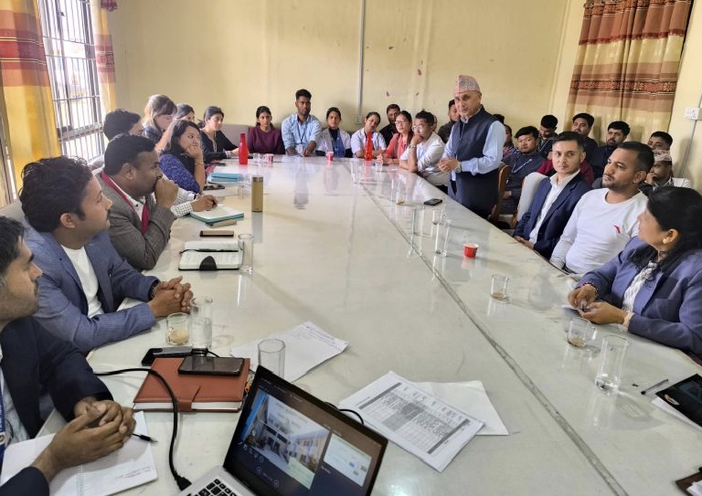 प्रदेश अस्पताल पर्वतको न्युनतम सेवा मापदण्डको मुल्यांकन