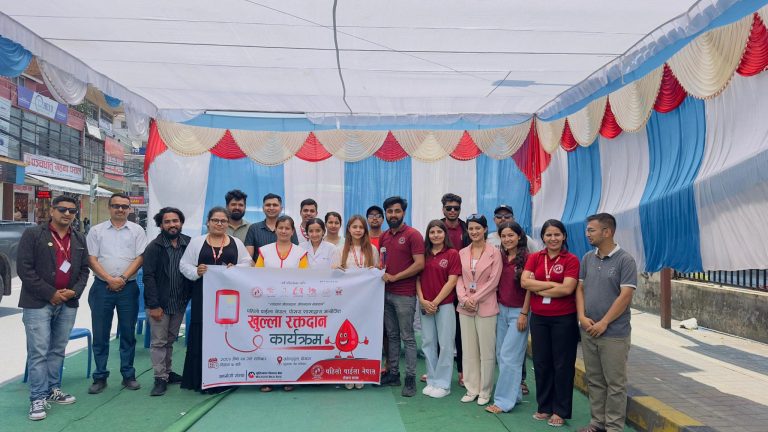 पहिलो पाइला नेपालद्वारा पोखरामा रक्तदान, ३९ युनिट रगत संकलन