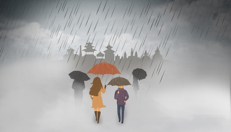 देशका विभिन्न ठाउँमा निरन्तर बर्षा, आज राती पनि पानी पर्ने