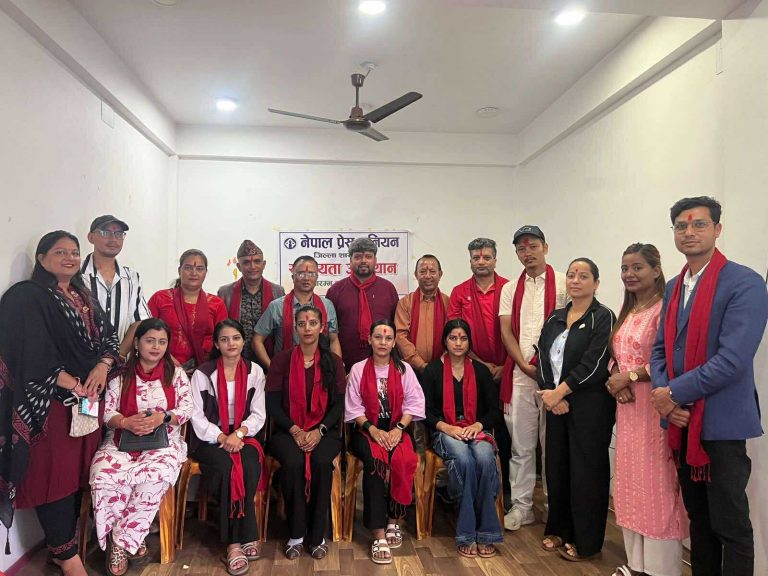 नेपाल प्रेस युनियन पर्वतद्वारा सदस्यता अभियान सुरु