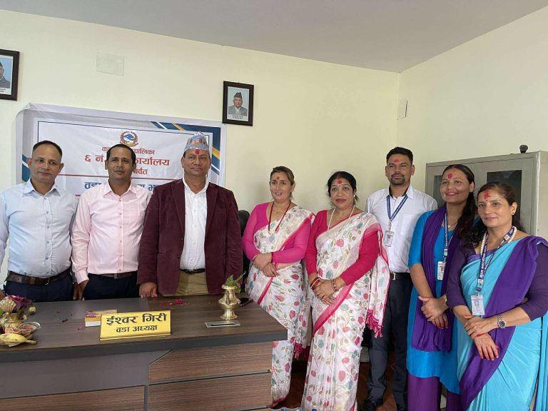 कुश्माको ६ नं. वडा कार्यालय स्थानान्तरण, बान्द्रेबेणीको सार्वजनिक भवनबाट सेवा सुरु