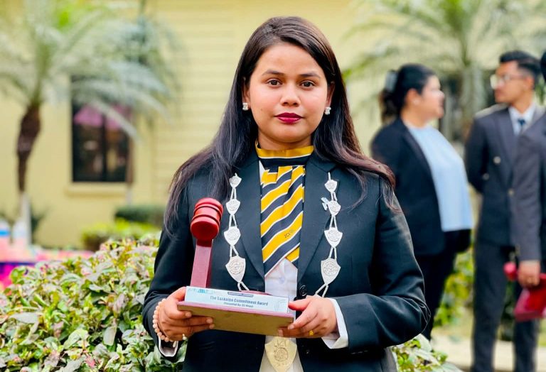 पर्वत जेसीज सङ्कल्प कमिटमन्ट अवार्डबाट पुरस्कृत
