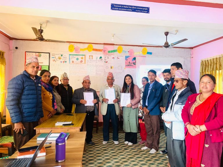 पर्वतको मोती पुस्तकालयमा चौथो पटक “ट्याग परियोजना” कार्यक्रम संचालन