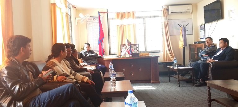 पर्वतमा निर्वाचन आचारसंहिता सम्बन्धि संचारकर्मीबीच अन्तरक्रिया सम्पन्न