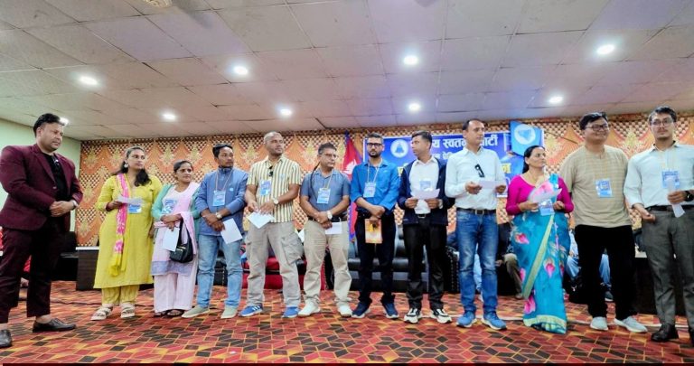 रास्वपा पर्वतको प्रथम जिल्ला अधिवेशन सम्पन्न, सभापतिमा पुन निर्वाचित